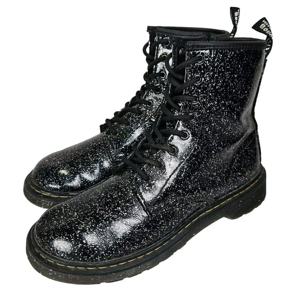 Dr. Martens Air Wair Boots Size USL 6 USM 5 Bouncing Soles 1460Y Black Combat